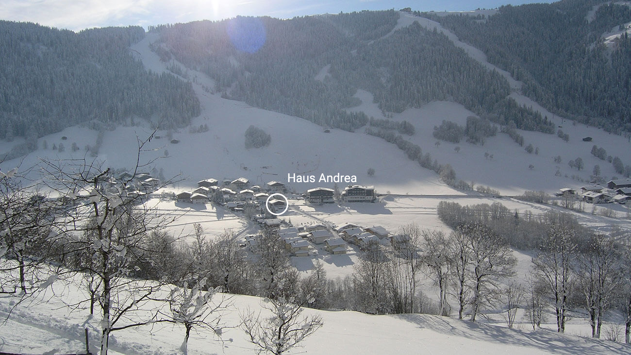 Haus Andrea im Winter